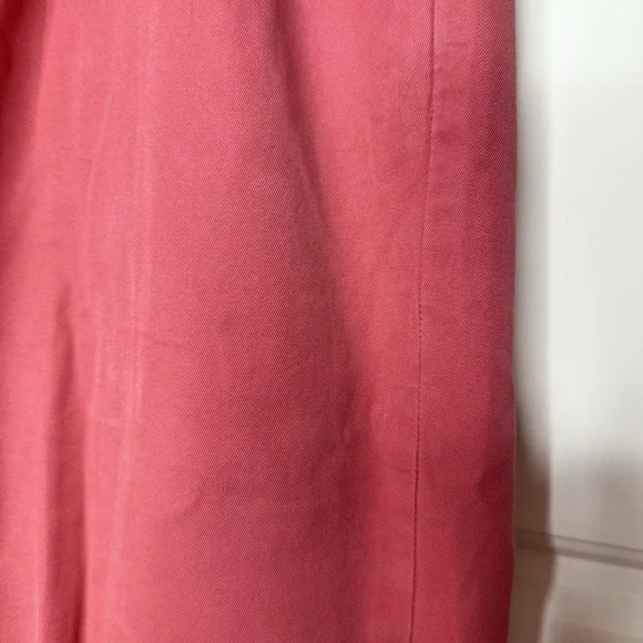 Vintage Polo Ralph Lauren Pleated Chinos Mens 36/28 Salmon 100% Cotton Trousers - Picture 5 of 12